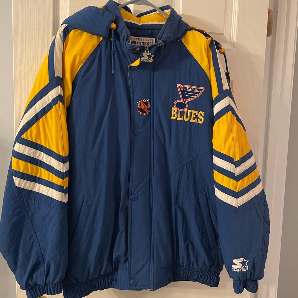 ❄️Sz M. Authentic Starter St Louis Blues Coat